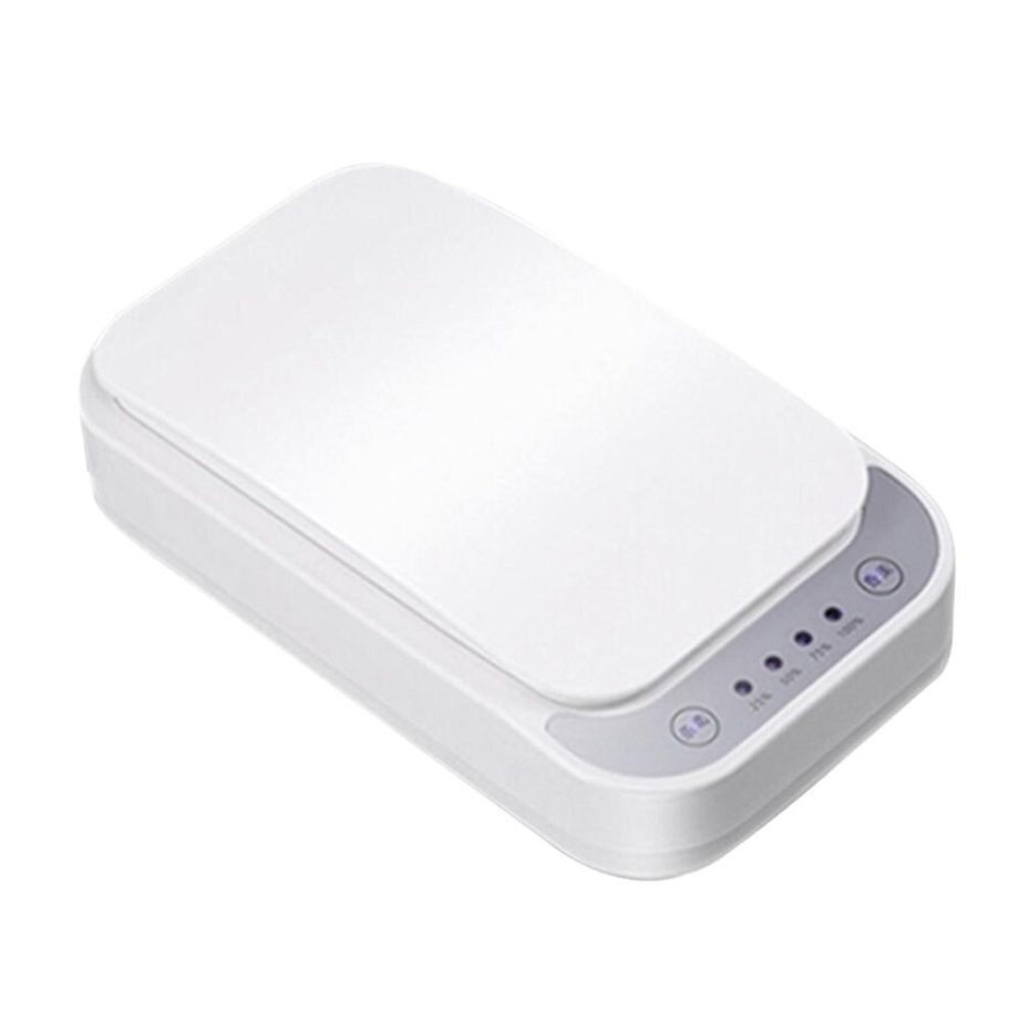 UV Disinfection Box Sanitizer Charger Prevent Flu For Mobile Phone Headphones Mask Sterilizer Kill 99.9% Viruses