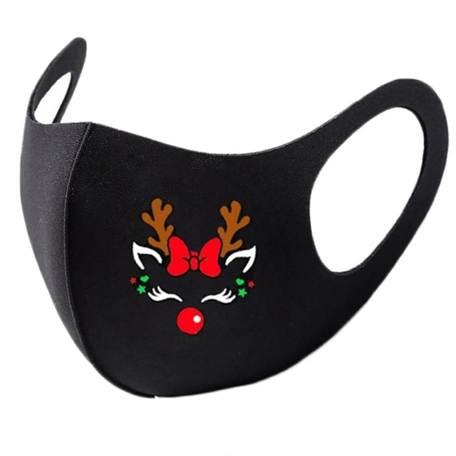 8 PCS Christmas Party Mask For Adult Women And Men Reusable Colorful Fabric Face Mask Fashionable Neutral Washable Mask